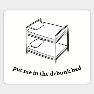 Debunk Bed Sticker